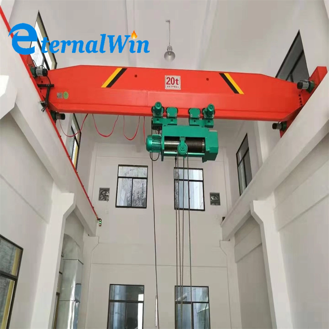 High Safety Electric Control Cranes Cargo Lifting Equipment Travelling Bridge Crane Light Duty 5ton 10ton 15ton Single Beam Overhead Bridge Crane for Warehouse