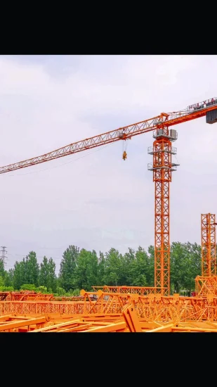 Grue à tour topless de 8 tonnes à charge maximale de flèche de 47 m